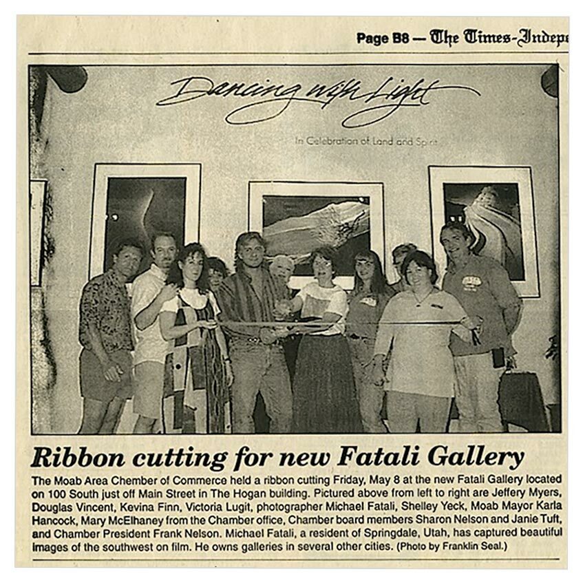 Newspaper clipping of Fatali