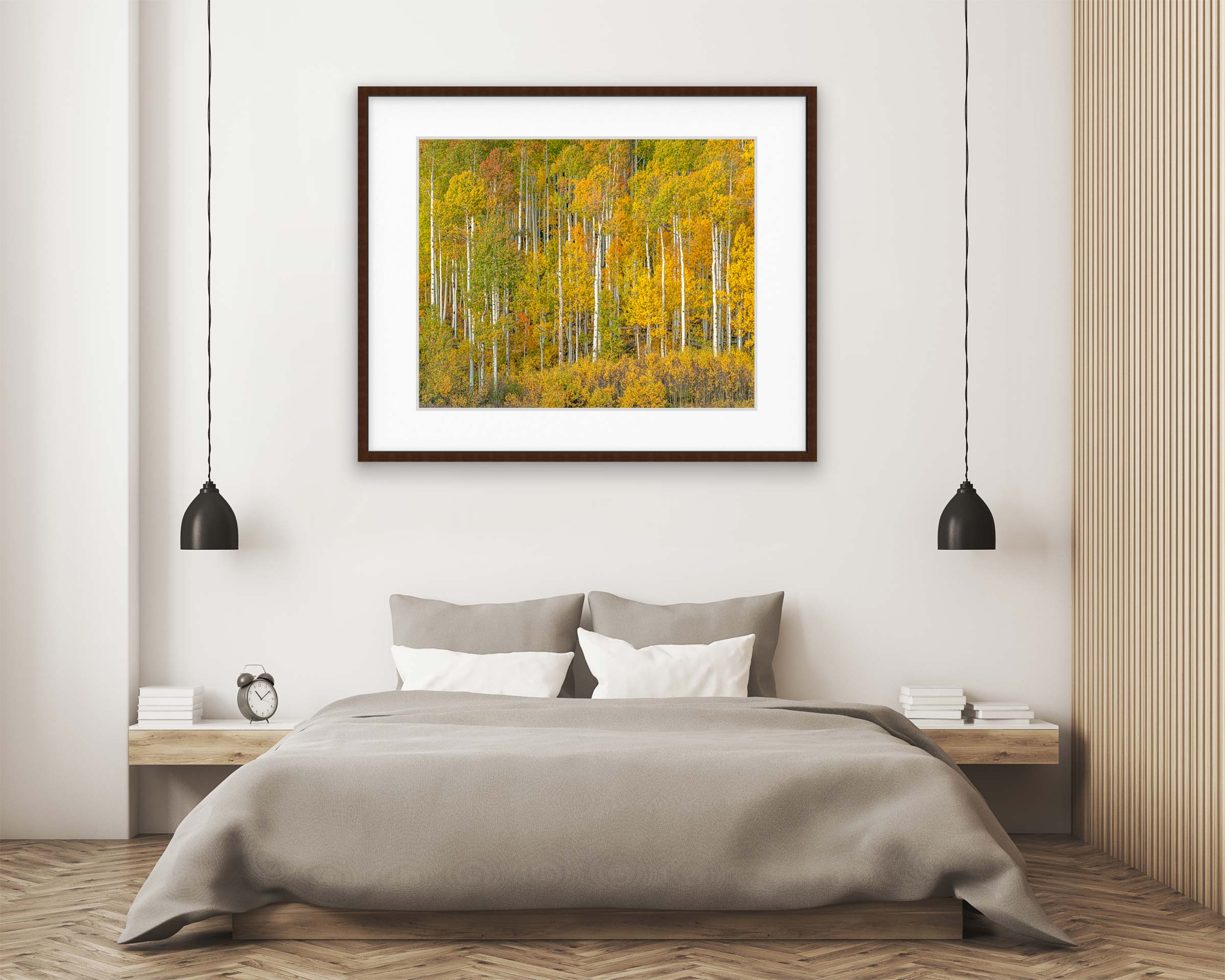 Aspens at Dusk